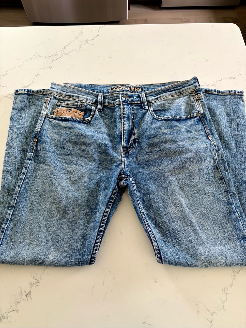 Cody James Light Blue Relaxed Jeans - Men’s 36W x 32L